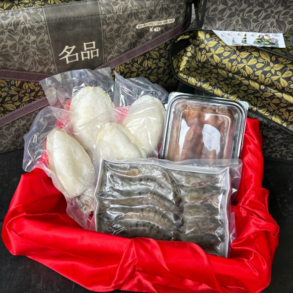 [명절선물SET] 갑오징어+통찜오징어+블랙타이거새우