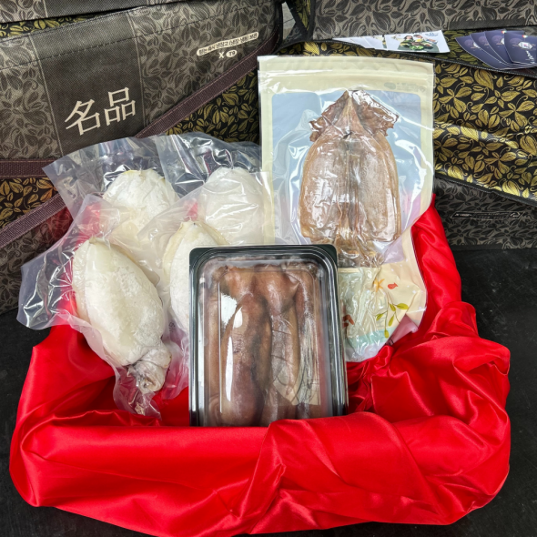 [명절선물SET] 갑오징어+통찜오징어+마른오징어