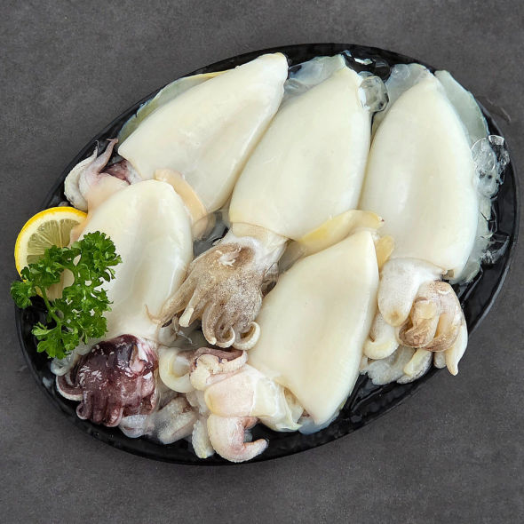 완벽손질 두툼 신선 갑오징어 개별진공 3미 800g(내외)