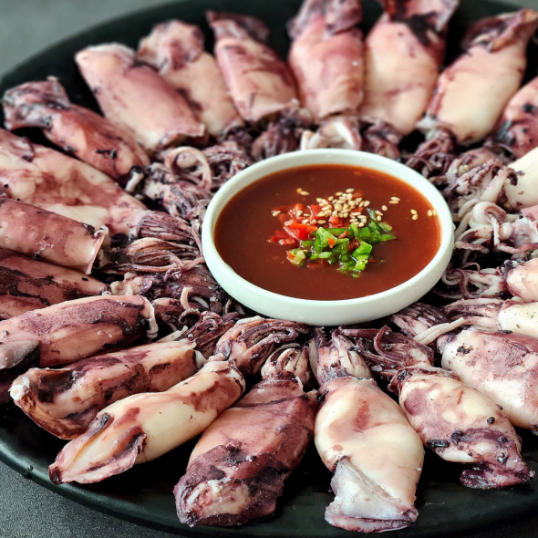 자연산 한치 총알한치 통찜한치 생물 급랭 1kg (14~26미)