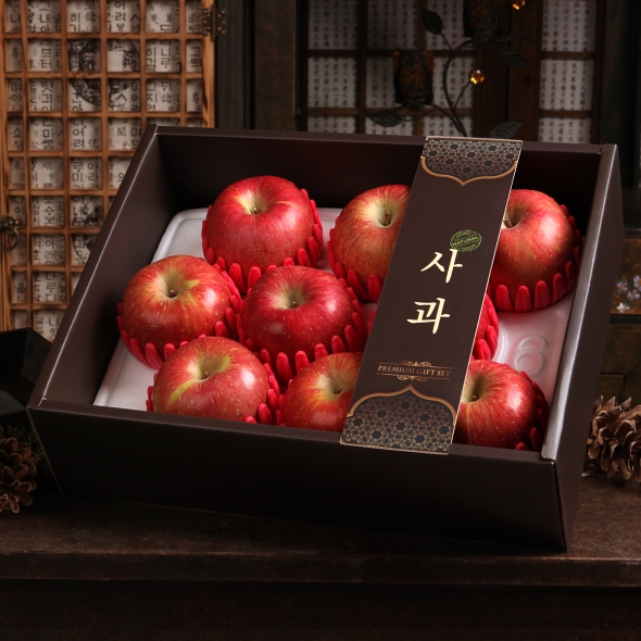 [선물세트]큰사과세트3kg(9개입)